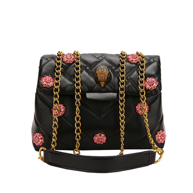 2023 Summer Eagle Head Chain Crossbody Bags for Women UK Brand Designer Fashion Trend Handbag PU Shoulder Bag Diamond Flower Bag
2023 Summer Eagle Head Chain Crossbody Bags for Women UK Brand Designer Fashion Trend Handbag PU Shoulder Bag Diamond Flower Bag