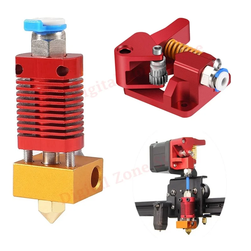 Комплект для экструдера CR10 Pro, Алюминиевый Комплект для экструдера Ender 3, CR10/10S, 1,75 мм 
Комплект для экструдера CR10 Pro, Алюминиевый Комплект для экструдера Ender 3, CR10/10S, 1,75 мм