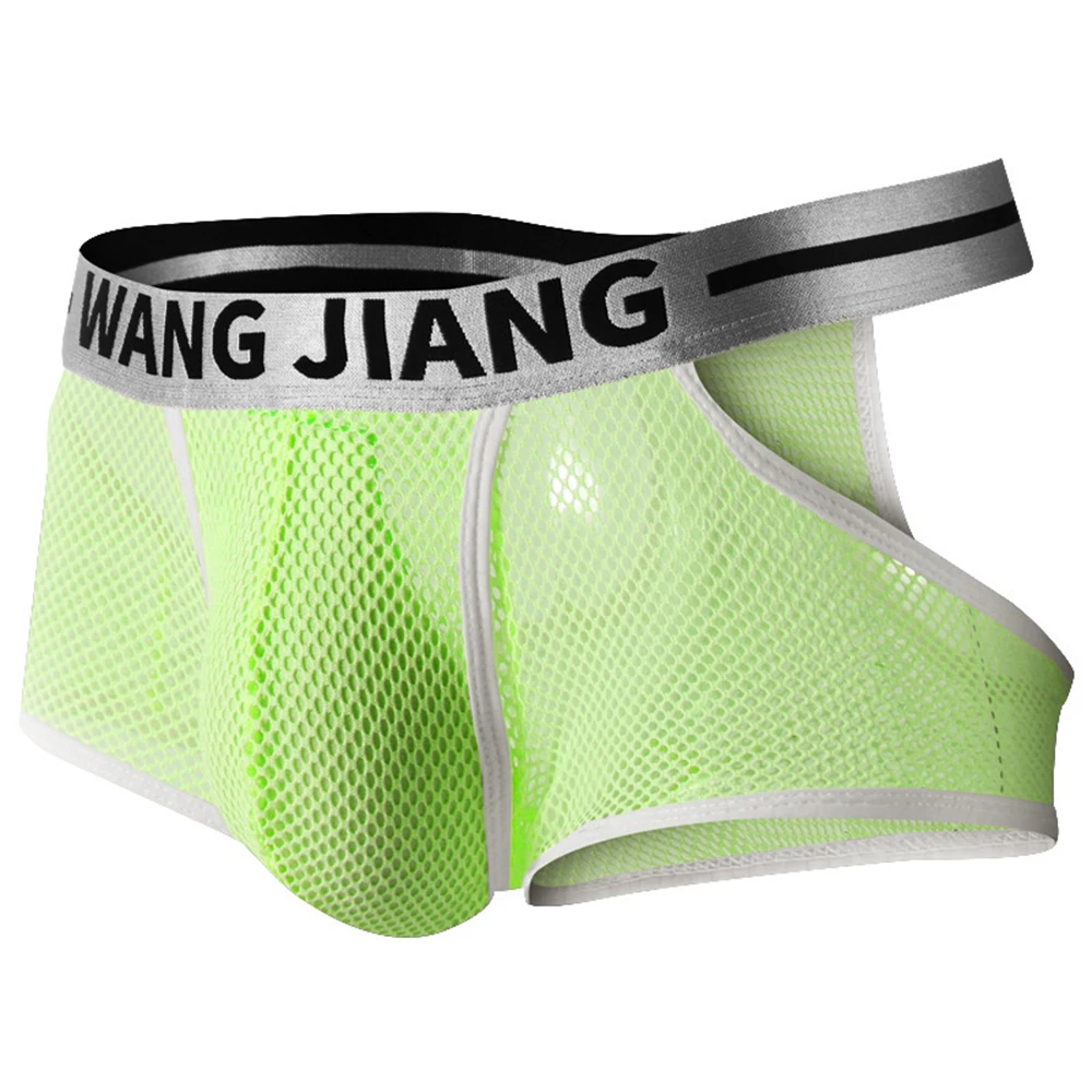 Men's Sexy Jockstrap Underwear Quick Dry Mesh Backless Underpants U Convex Pouch Knickers Cut Out Side Open Hip Boxer Hollow
Men's Sexy Jockstrap Underwear Quick Dry Mesh Backless Underpants U Convex Pouch Knickers Cut Out Side Open Hip Boxer Hollow