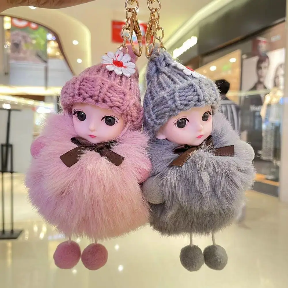 Cute Girl Gift Plush Keychain Charms Rabbit Hair Ball Keychain Fluffy Bags Ornament Lovely Girls Doll Keyring For Women Birthday
Cute Girl Gift Plush Keychain Charms Rabbit Hair Ball Keychain Fluffy Bags Ornament Lovely Girls Doll Keyring For Women Birthday