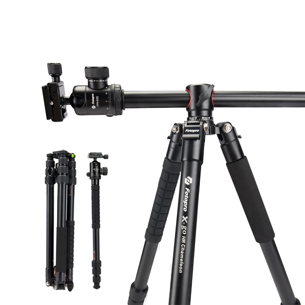 Fotopro 360 Degree Rotatable Center Column Professional Tripod Stand 2-in-1 Camera Stand Monopod Heavy Duty Aluminium Tripod
Fotopro 360 Degree Rotatable Center Column Professional Tripod Stand 2-in-1 Camera Stand Monopod Heavy Duty Aluminium Tripod