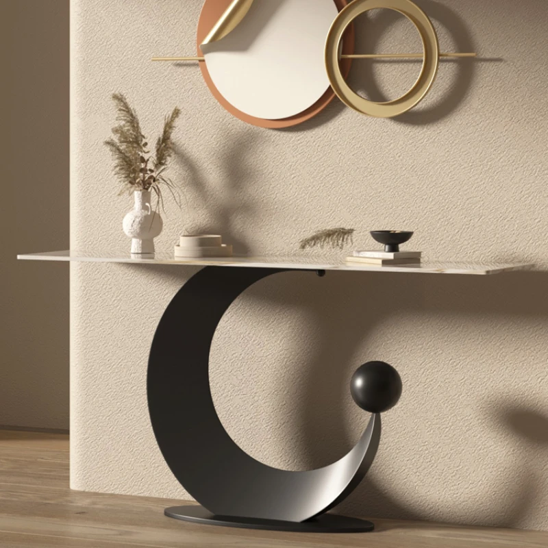 Light luxury Italian style rock board porch table, entering the house, leaning against the wall, porch cabinet, narrow strip tab
Light luxury Italian style rock board porch table, entering the house, leaning against the wall, porch cabinet, narrow strip tab