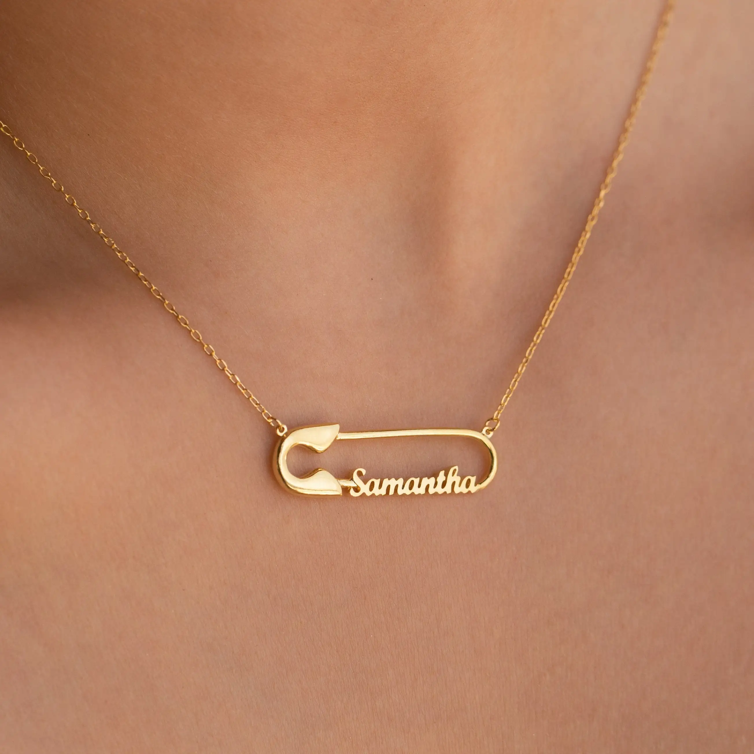 Safety Pin Name Necklace by NOKMIT • Custom Minimalism Friendship Pendant Necklace • Personalized Jewelry • Best Friend Gifts
Safety Pin Name Necklace by NOKMIT • Custom Minimalism Friendship Pendant Necklace • Personalized Jewelry • Best Friend Gifts