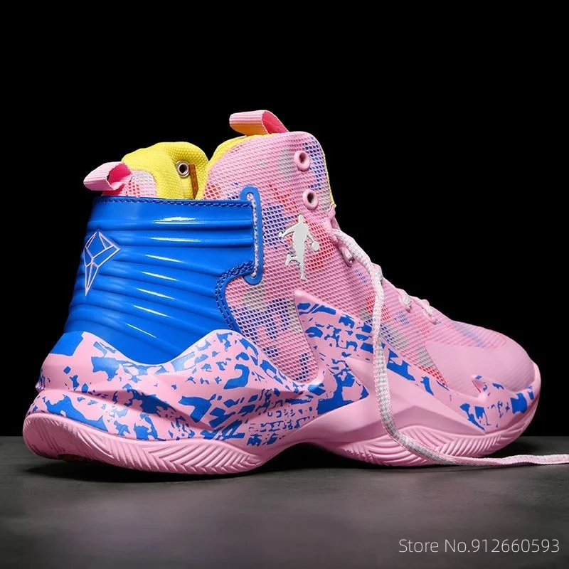 Summer Fashion Pink Basketball Shoes for Men High Top Professional Couple Sneakers Basketball Chunky Brand Sneakers Men Basket
Summer Fashion Pink Basketball Shoes for Men High Top Professional Couple Sneakers Basketball Chunky Brand Sneakers Men Basket