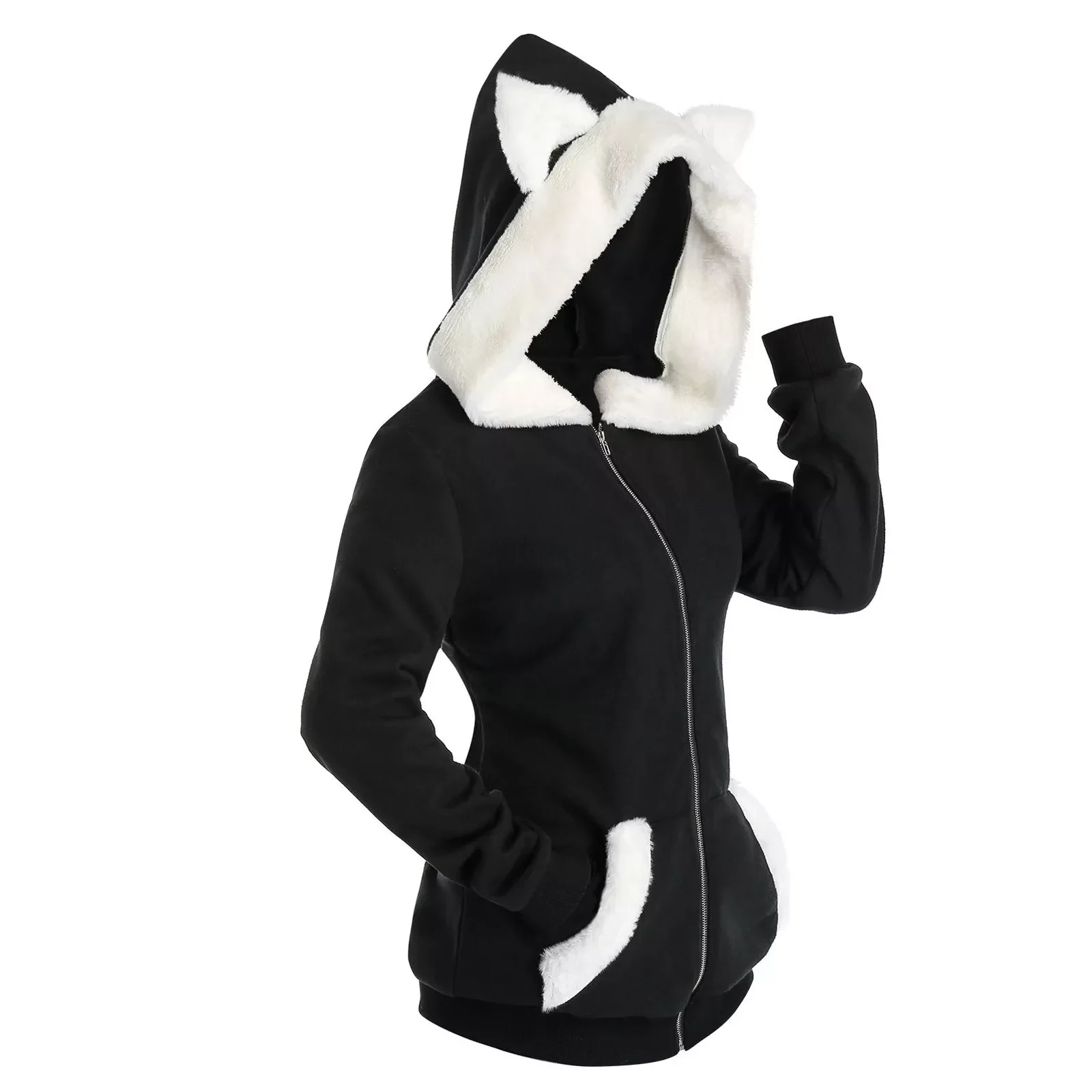 NEW IN Bunny Ear Zip Hoodies Plus Size Long Sleeve Cosplay Cat Ear Sweatshirt Faux Furs Zip Up Pocket Hoodie Толстовка Женская
NEW IN Bunny Ear Zip Hoodies Plus Size Long Sleeve Cosplay Cat Ear Sweatshirt Faux Furs Zip Up Pocket Hoodie Толстовка Женская