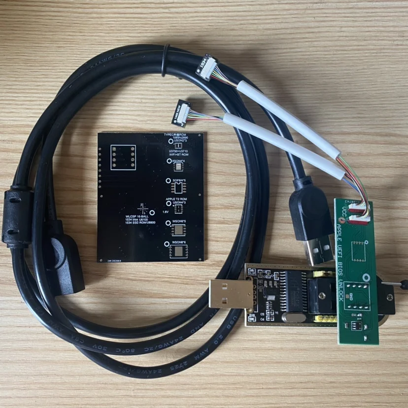 Устройство для чтения и записи BIOS для MacBook A1534/1466/1706/1707/1708
Устройство для чтения и записи BIOS для MacBook A1534/1466/1706/1707/1708