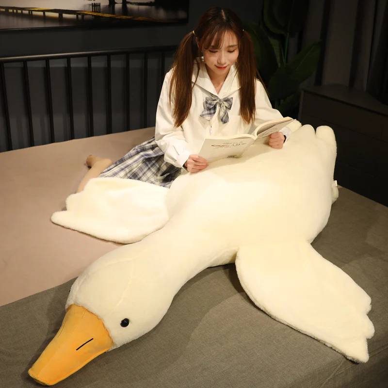 50-190cm Huge Cute Goose Plush Toys Big Duck Doll Soft Stuffed Animal Sleeping Pillow Cushion Christmas Gifts for Kids and Girls
50-190cm Huge Cute Goose Plush Toys Big Duck Doll Soft Stuffed Animal Sleeping Pillow Cushion Christmas Gifts for Kids and Girls