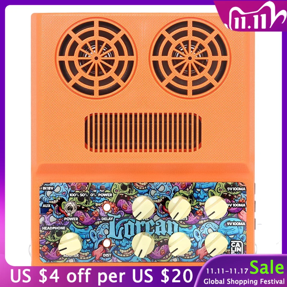 Guitar Mini AMP CA-100G Electric Guitar Mini Amplifier Speaker Built-in Battery Amplifier Speaker Distortion Delay Effect Power
Guitar Mini AMP CA-100G Electric Guitar Mini Amplifier Speaker Built-in Battery Amplifier Speaker Distortion Delay Effect Power
