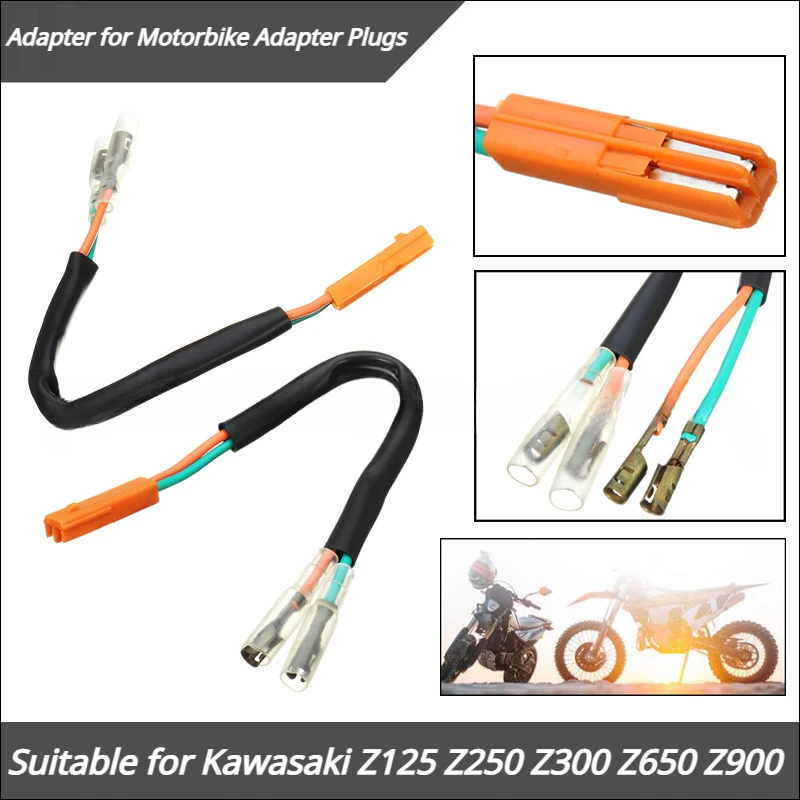 Motorbike Turn Signal Wiring Harness Connectors Adapter Plug For KAWASAKI Z125 Z250 Z300 Z650 Z900 Z1000 Ninja ZX ZR ZX6R 650
Motorbike Turn Signal Wiring Harness Connectors Adapter Plug For KAWASAKI Z125 Z250 Z300 Z650 Z900 Z1000 Ninja ZX ZR ZX6R 650