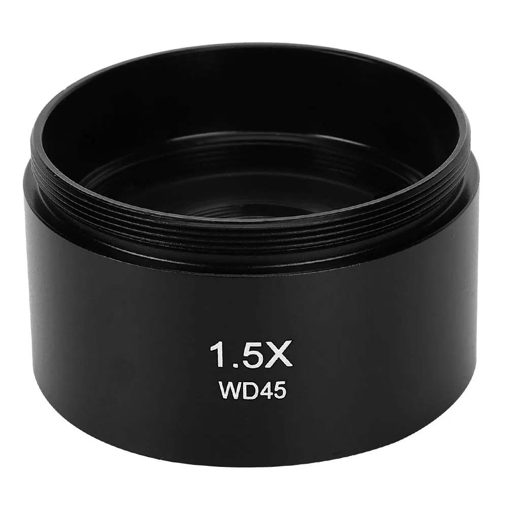 Вспомогательный объектив WD45 1.5X, увеличивающий объектив, стерео микроскоп, аксессуары, микроскоп
Вспомогательный объектив WD45 1.5X, увеличивающий объектив, стерео микроскоп, аксессуары, микроскоп
