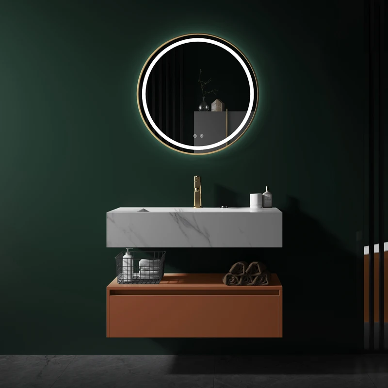 Slab Smart Bathroom Cabinet Customized Light Luxury Modern Fashion Vanity Combination Vanity Combo Wall Mounted,wall Mounted
Slab Smart Bathroom Cabinet Customized Light Luxury Modern Fashion Vanity Combination Vanity Combo Wall Mounted,wall Mounted