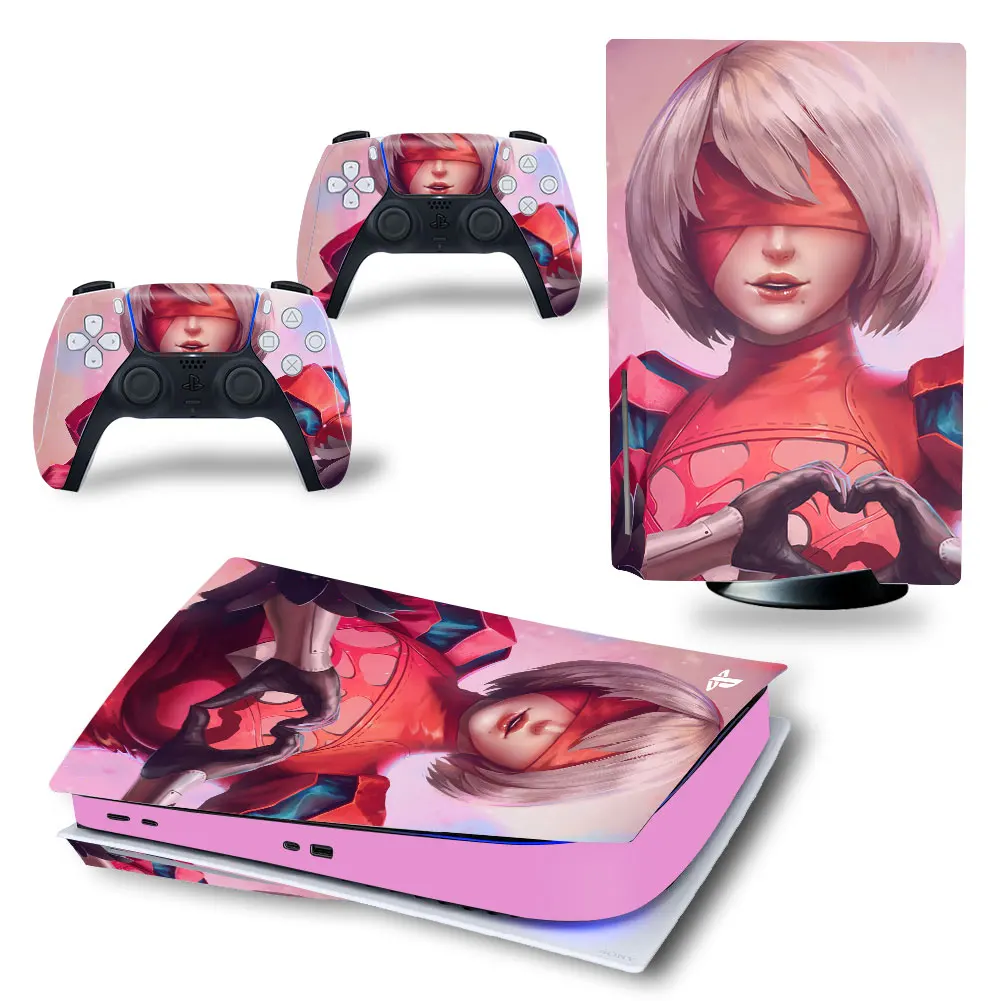 For PS5 Disk NieR:Automata PVC Skin Vinyl Sticker Decal Cover Console DualSense Controllers Dustproof Protective Sticker
For PS5 Disk NieR:Automata PVC Skin Vinyl Sticker Decal Cover Console DualSense Controllers Dustproof Protective Sticker