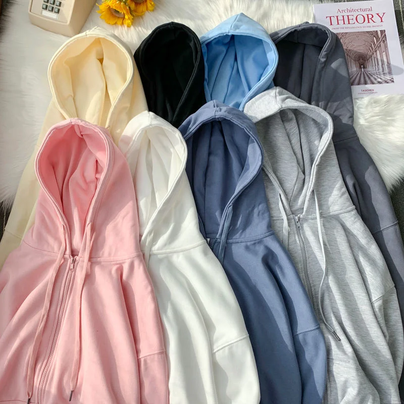 NoEstaMal Solid Color Zip Up Women Hoodies 2022 Korean Spring Girls Oversized Hooded Sweatshirts Hip Hop Woman Casual Caost Tops
NoEstaMal Solid Color Zip Up Women Hoodies 2022 Korean Spring Girls Oversized Hooded Sweatshirts Hip Hop Woman Casual Caost Tops