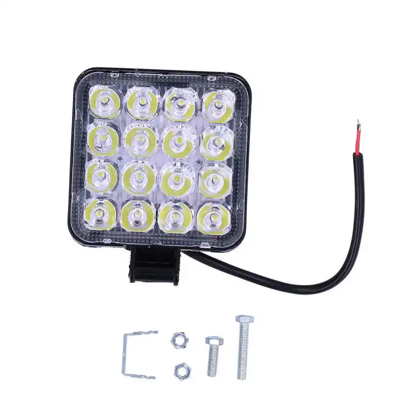 1Pc Car 16LED Work Light 48W IP68 Waterproof Fog Lamp Universal For Auto Motorcycle Modification
1Pc Car 16LED Work Light 48W IP68 Waterproof Fog Lamp Universal For Auto Motorcycle Modification