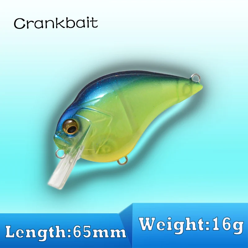 Fishing Lure Crankbait 65mm 16g Artificial Wobble Hard Bait Topwater Crank Lure for Pike Trout Bass Fishing Bait articles peche
Fishing Lure Crankbait 65mm 16g Artificial Wobble Hard Bait Topwater Crank Lure for Pike Trout Bass Fishing Bait articles peche