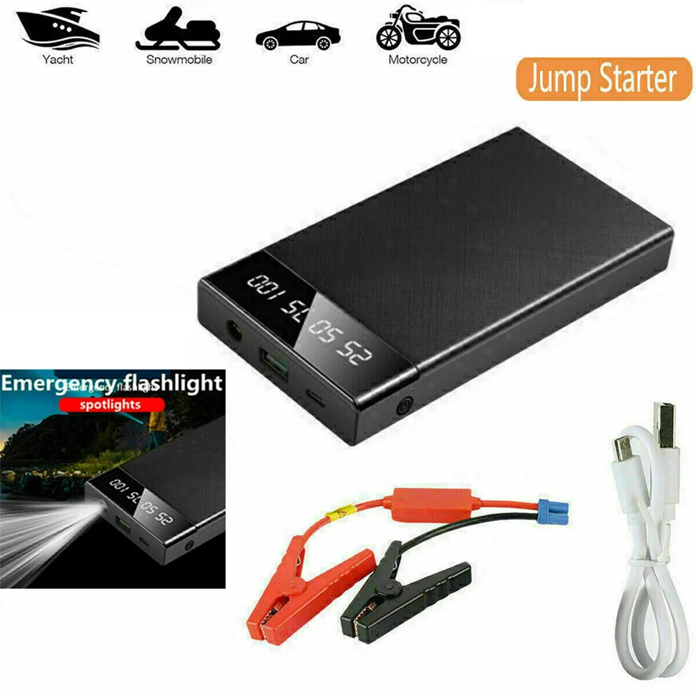 

Car Jump Starter Auto Power Bank 10000mAh 12V Portable Car Battery starte Booster Car Charger Emergency Battery Starting Device