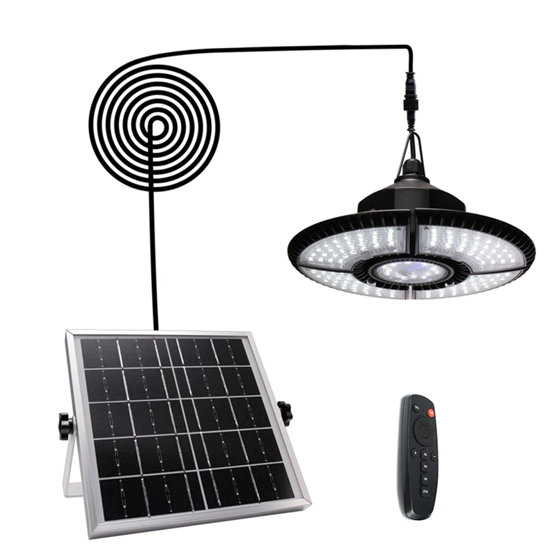 4Heads Solar Pendant Lights With Remote Waterproof Lamp For Garden Yard Patio Balcony House Landscape 
4Heads Solar Pendant Lights With Remote Waterproof Lamp For Garden Yard Patio Balcony House Landscape