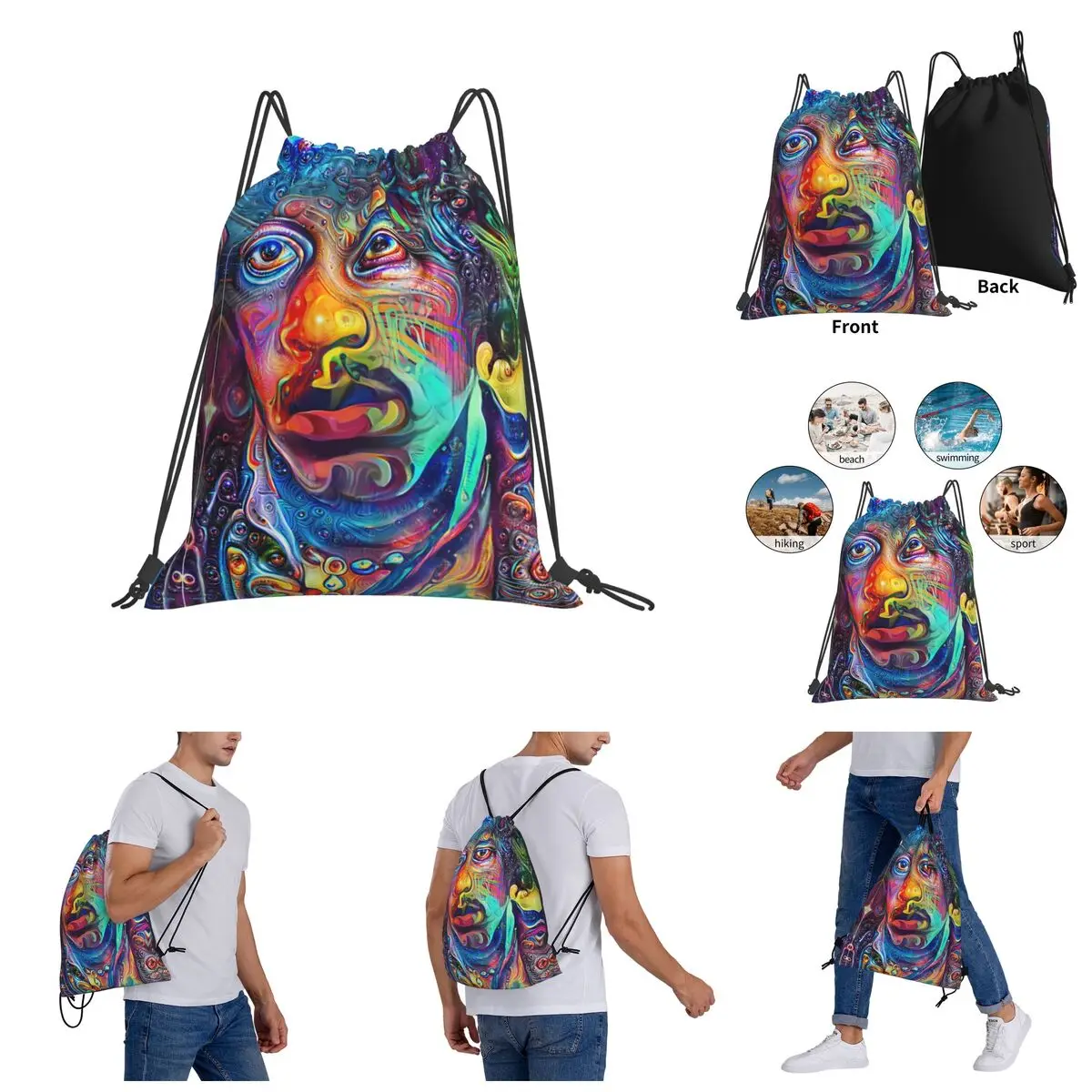 Jimi And Hendrix A Nexus Artifact Drawstring Bags Gym Bag Creative Backpack Funny Novelty R215 Infantry pack
Jimi And Hendrix A Nexus Artifact Drawstring Bags Gym Bag Creative Backpack Funny Novelty R215 Infantry pack
