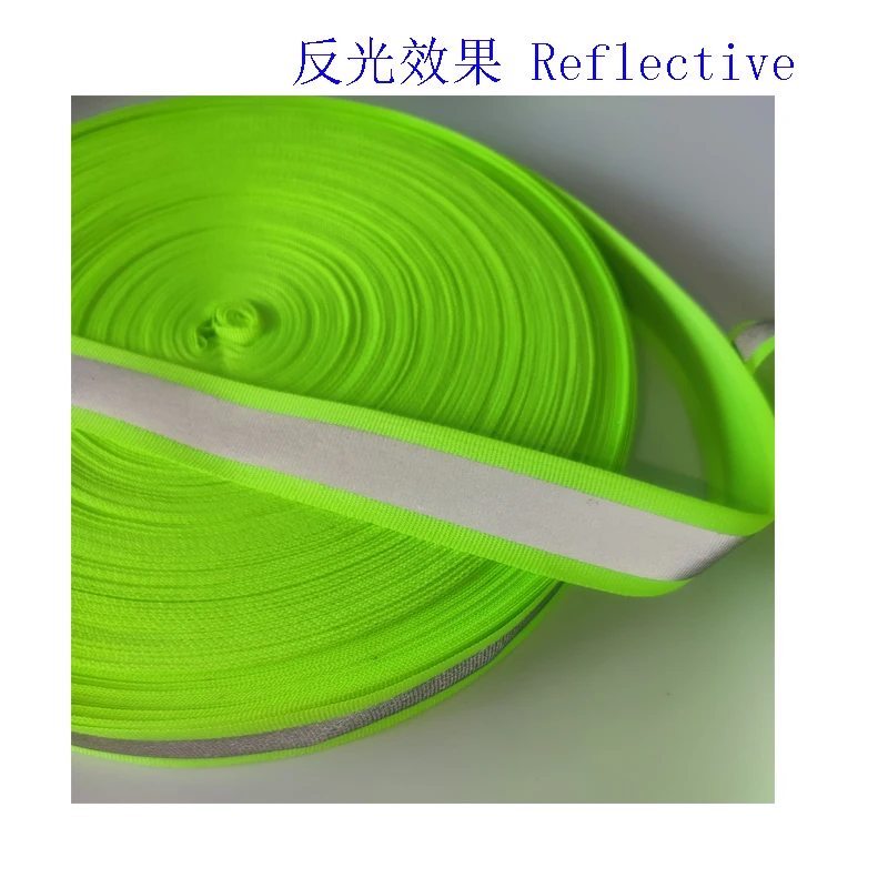 5 Meters 25mm Reflective Webbing Fabric Tape Strap Fluorescent Green Safety Reflective Sew on Fabric Tape Strap Vest Webbing
5 Meters 25mm Reflective Webbing Fabric Tape Strap Fluorescent Green Safety Reflective Sew on Fabric Tape Strap Vest Webbing