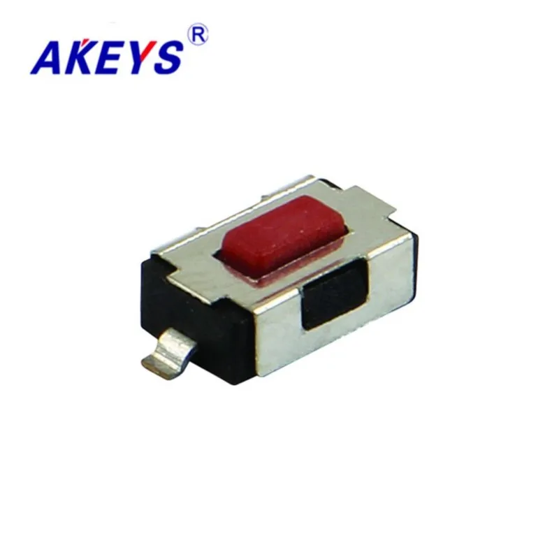 10 шт. TS-B007 4*6*2 5 тактовый переключатель SMD/SMT 2-контактный медный красный квадратный