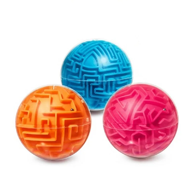 

Maze Ball 3D Mini Magic Intelligence Ball Three-dimensional Maze Flying Saucer Maze Ball Labyrinth Puzzle Game Creative Kids Toy