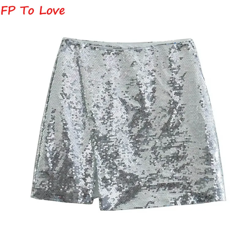 Sequins Sliver Mini Skirts Split Sexy Shining Party Streetwear Woman Chic Stylish Bottom Female French Blogger
Sequins Sliver Mini Skirts Split Sexy Shining Party Streetwear Woman Chic Stylish Bottom Female French Blogger
