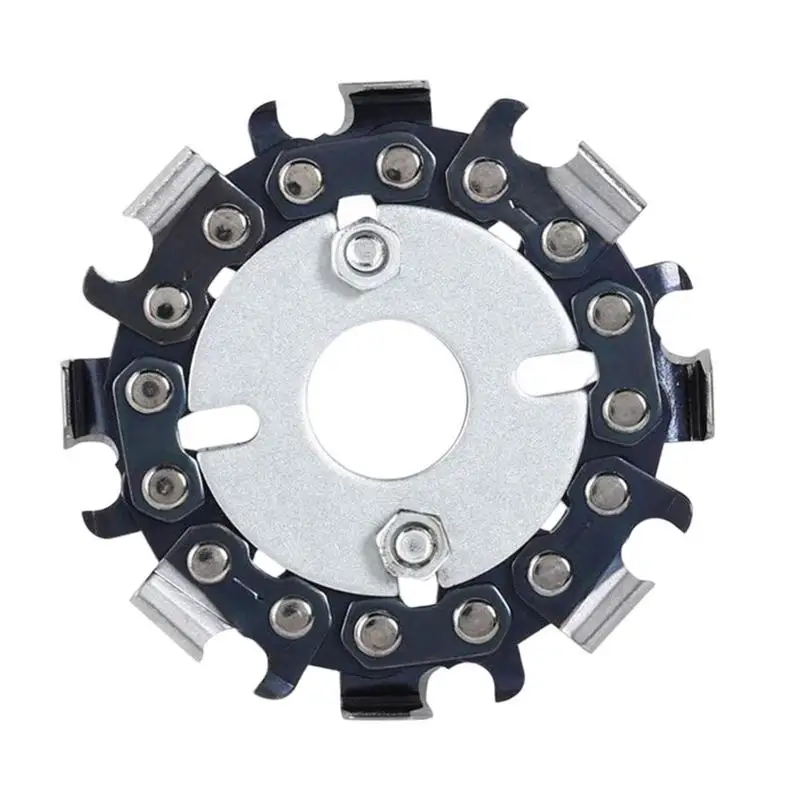 Inch 8 Teeth Angle Grinder Chain Disc AntiKickback Wood Carving Disc Blade With Double Saw Teeth Tool
Inch 8 Teeth Angle Grinder Chain Disc AntiKickback Wood Carving Disc Blade With Double Saw Teeth Tool