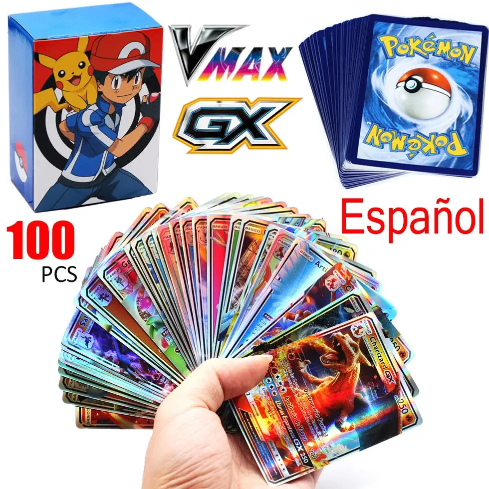 Pokemon Cards in spainsh Sword and Shield Arceus TAG TEAM GX VMAX Trainer Energy Holographic Playing Cards Game astellano
Pokemon Cards in spainsh Sword and Shield Arceus TAG TEAM GX VMAX Trainer Energy Holographic Playing Cards Game astellano