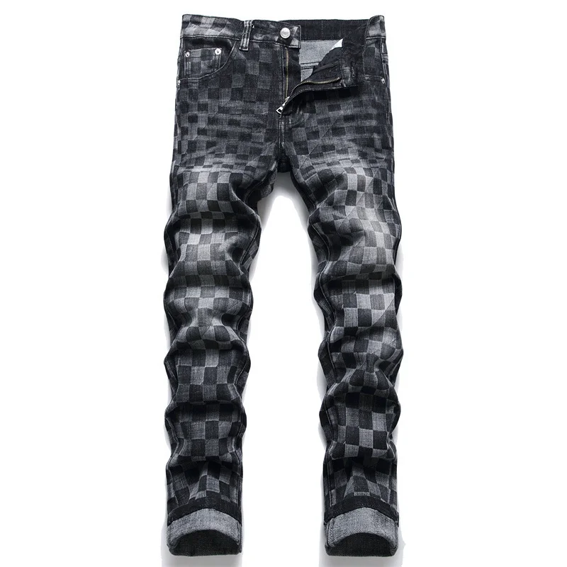 Mens Clothing New Trendy Black Streetwear Straight Leg Denim Pants Stretch Trousers Motorcycle Fashion Retro Vintage Biker Jeans
Mens Clothing New Trendy Black Streetwear Straight Leg Denim Pants Stretch Trousers Motorcycle Fashion Retro Vintage Biker Jeans