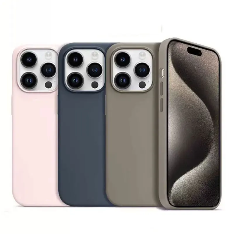 Genuine Magnetic Liquid Case For iPhone 15 Pro Max 1:1 Magsafe soft silicone full protection back phone case for iPhone 15 Plus
Genuine Magnetic Liquid Case For iPhone 15 Pro Max 1:1 Magsafe soft silicone full protection back phone case for iPhone 15 Plus