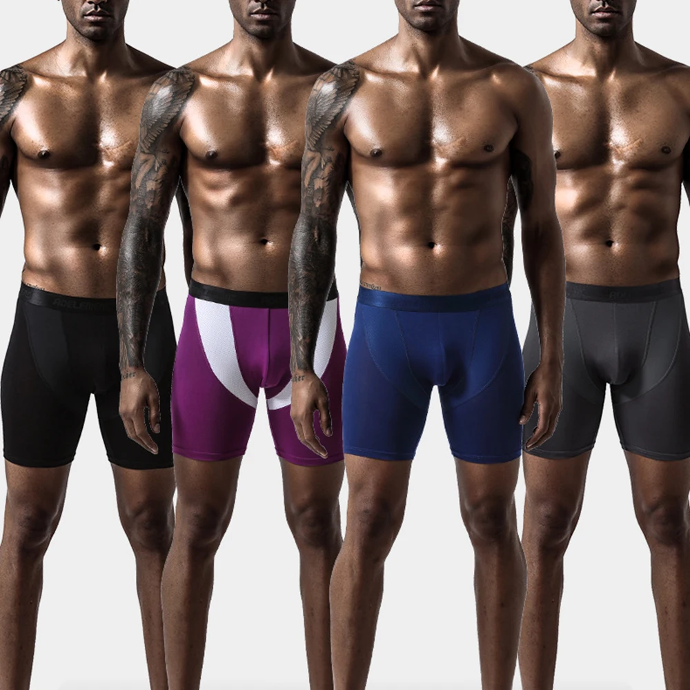 Modal Men Lengthen Boxer Seamless Breathable Shorts Bulge Pouch Briefs Underwear Workout Fitness For Sport Swimwear
Modal Men Lengthen Boxer Seamless Breathable Shorts Bulge Pouch Briefs Underwear Workout Fitness For Sport Swimwear