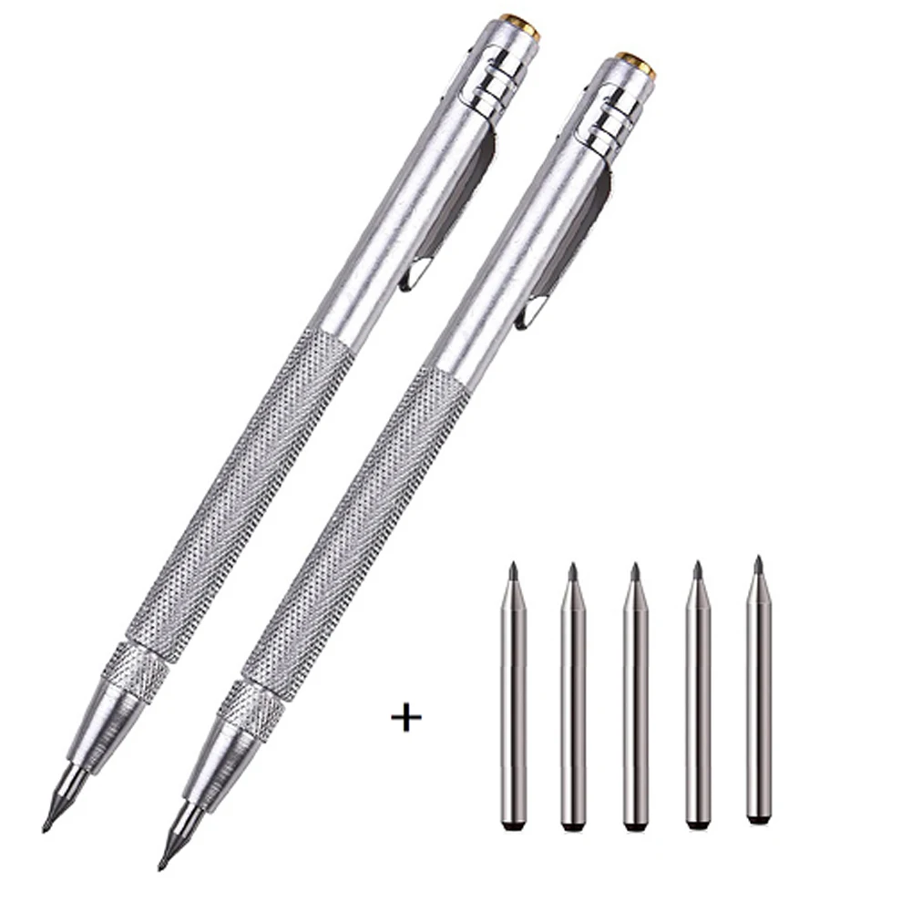 7pcs Alloy Scribe Pen Tungsten Carbide Tip Scriber Engraving Pen Marking Tip Pencil Metalworking Woodworking Hand Tools
7pcs Alloy Scribe Pen Tungsten Carbide Tip Scriber Engraving Pen Marking Tip Pencil Metalworking Woodworking Hand Tools