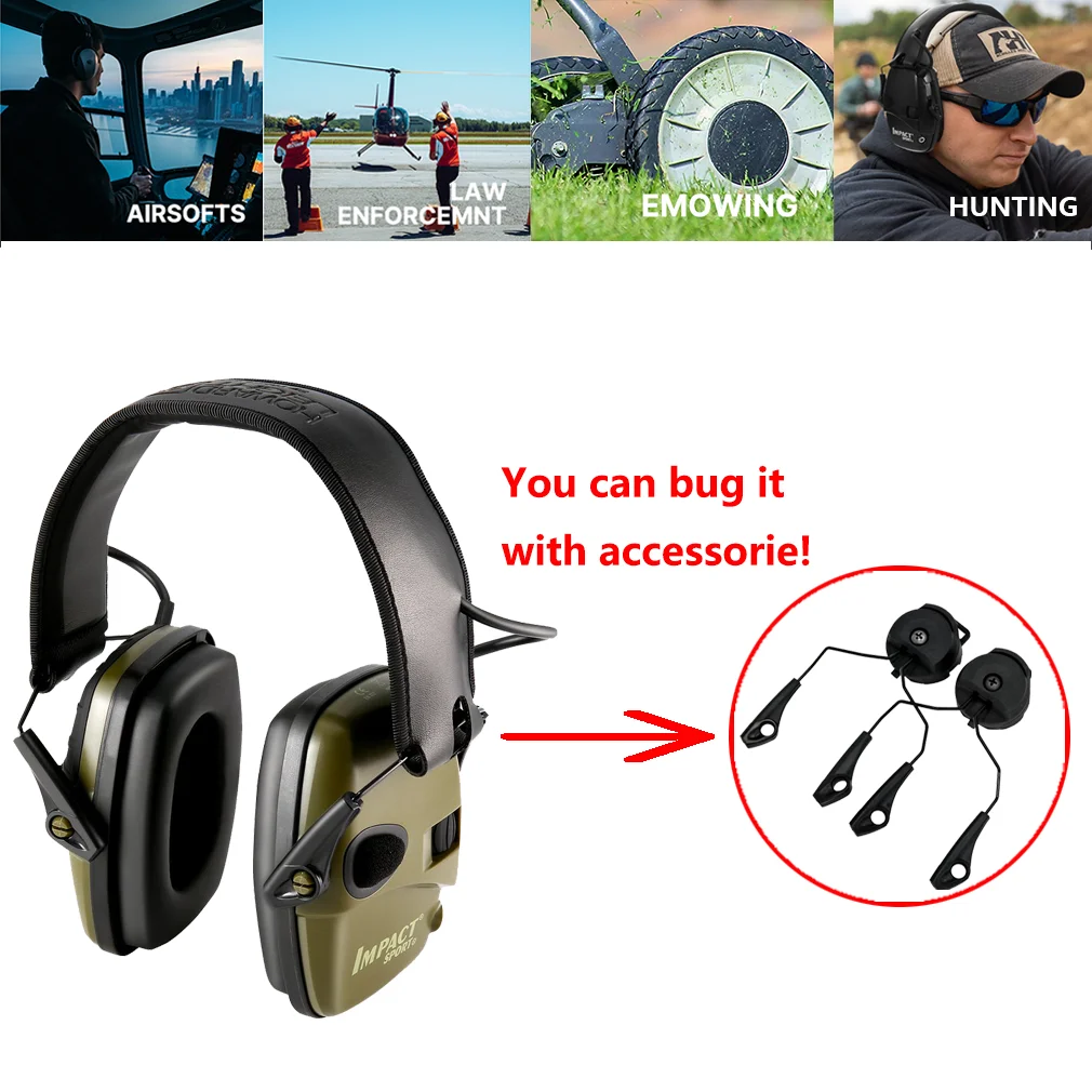 Howard Leight R-01526 Impact Sport Electronic Earmuff Shooting Protective Headset Foldable Tactical Hunting Honeywell Quality
Howard Leight R-01526 Impact Sport Electronic Earmuff Shooting Protective Headset Foldable Tactical Hunting Honeywell Quality