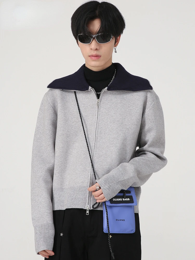 ZCSMLL Men's Sweater New Autumn Winter Korean Fashion Color Contrast Double Zipper Long Sleeve Casual Male Tops L57
ZCSMLL Men's Sweater New Autumn Winter Korean Fashion Color Contrast Double Zipper Long Sleeve Casual Male Tops L57