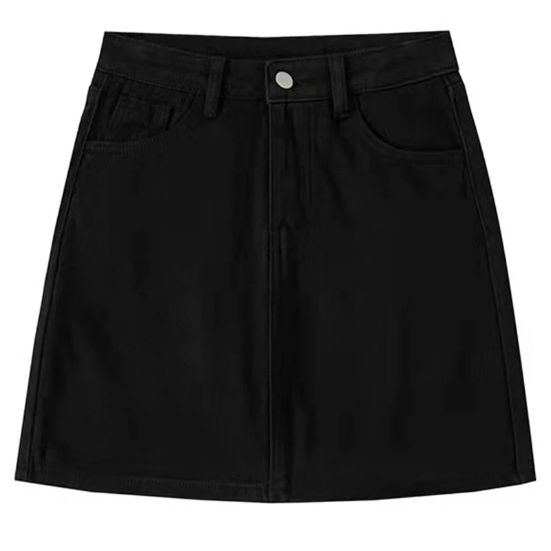 Women High Waist Black A-Line Denim Mini Short Skirt Sexy Package Hip Slim Fitted Flared Hem Solid Color Jean Streetwear
Women High Waist Black A-Line Denim Mini Short Skirt Sexy Package Hip Slim Fitted Flared Hem Solid Color Jean Streetwear