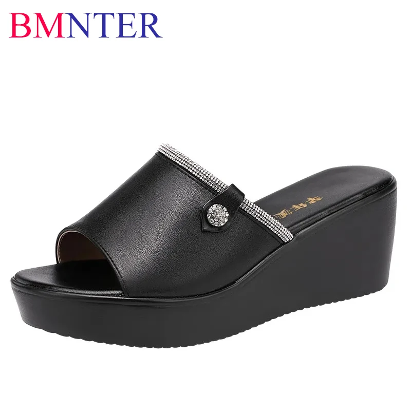 Small Size 32-43 Sexy Open Head Metal Platform Wedges Shoes Summer Slippers 2023 Women's Med Heels Soft Leather Slides
Small Size 32-43 Sexy Open Head Metal Platform Wedges Shoes Summer Slippers 2023 Women's Med Heels Soft Leather Slides