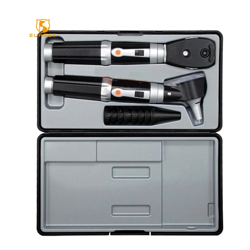 EUR PET Handheld Portable Medical Fiber Optic Otoscope Ear Eye Examination for Vet
EUR PET Handheld Portable Medical Fiber Optic Otoscope Ear Eye Examination for Vet