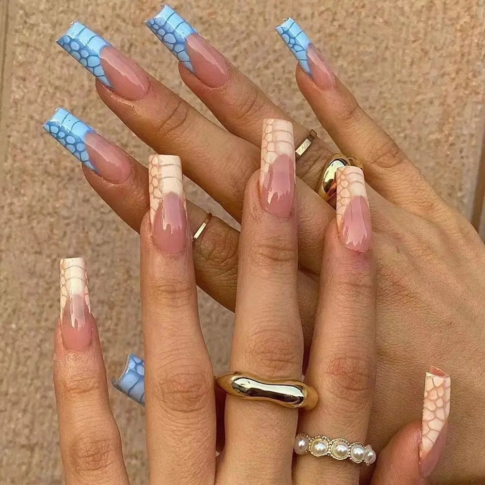 24pcs/Box Press On Nails Manicure Tool Detachable Artificial Fake Nails Coffin False Nails Wearable Nail Tips
24pcs/Box Press On Nails Manicure Tool Detachable Artificial Fake Nails Coffin False Nails Wearable Nail Tips