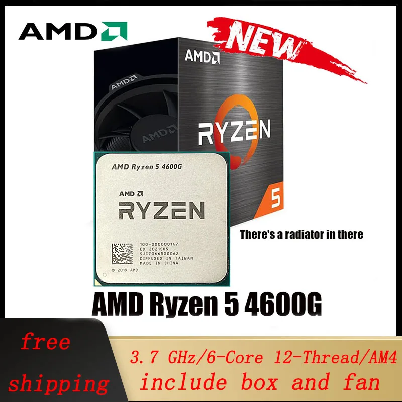 100% новый AMD Ryzen 5 4600G R5 4600G с коробкой ЦП 3,7 ГГц 6-ядерный 12-поточный 7NM L3 = 8M PCIe 4,0 разъем AM4 с вентилятором 
100% новый AMD Ryzen 5 4600G R5 4600G с коробкой ЦП 3,7 ГГц 6-ядерный 12-поточный 7NM L3 = 8M PCIe 4,0 разъем AM4 с вентилятором