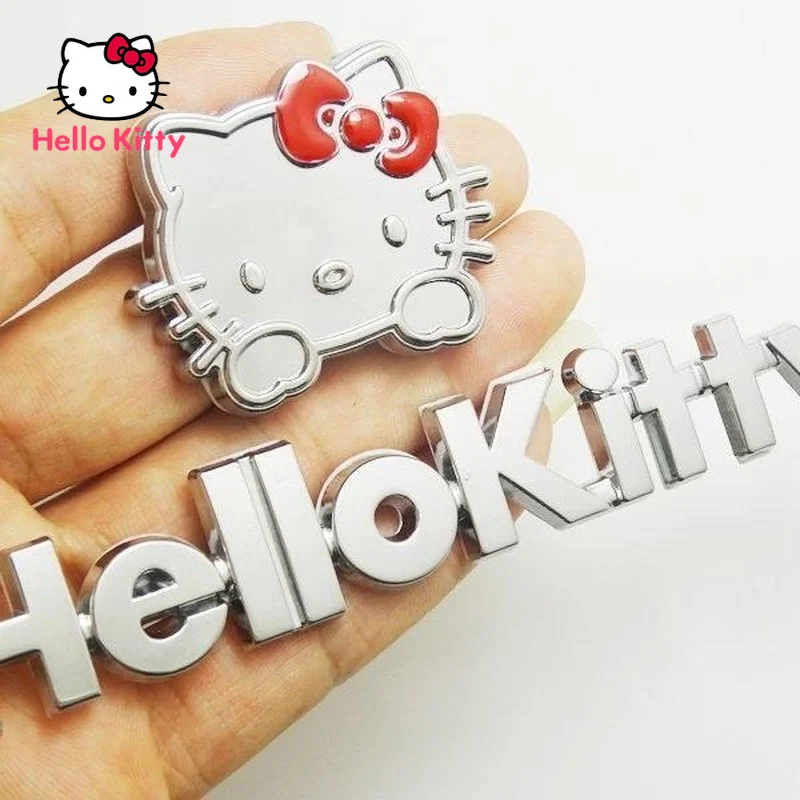 Автомобильные аксессуары Hello Kitty, металлические 3D стерео фотообои, креативное украшение для автомобиля, наклейки с буквами
Автомобильные аксессуары Hello Kitty, металлические 3D стерео фотообои, креативное украшение для автомобиля, наклейки с буквами