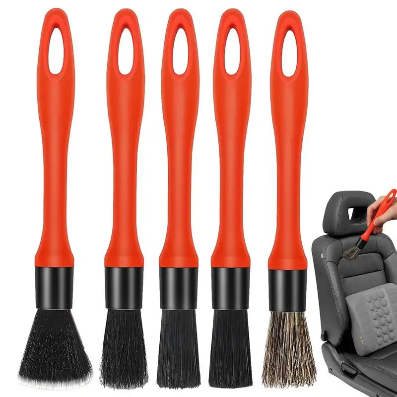 Car Detailing Brush Set Upgraded Synthetic Bristles Car Detailing Brush Set Features Super Soft Detail Brush Kit For Cleaning
Car Detailing Brush Set Upgraded Synthetic Bristles Car Detailing Brush Set Features Super Soft Detail Brush Kit For Cleaning