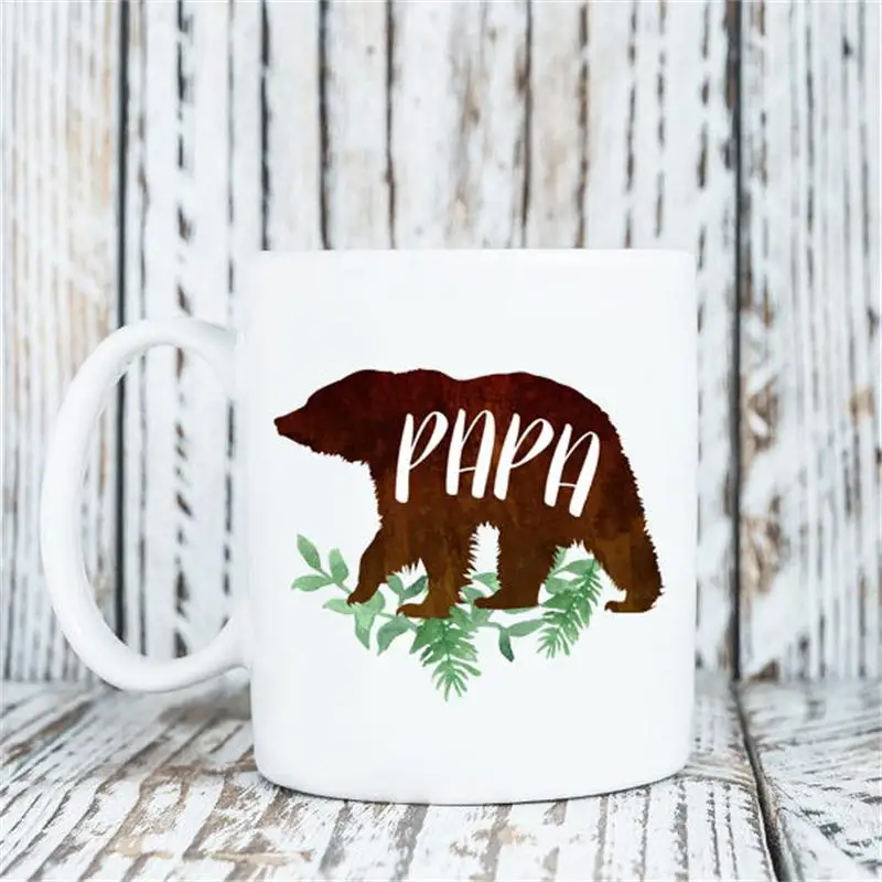 

Papa Bear Mug Grandpa Mug Grandparent Cups Children Cups Dad Mom Cup Father Mother Gift Kid Nana Mugen Daddy Mommy Mama Mum Mugs