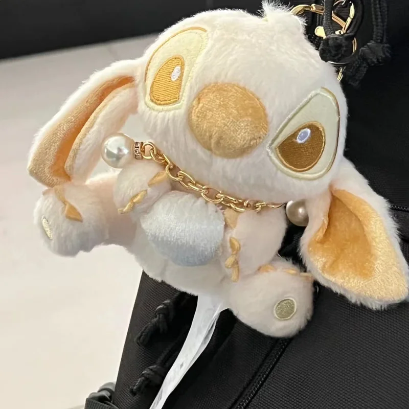 Disney Lilo & Stitch Pearl Plush Doll Pendant Key Ring Kawaii Golden Cartoon Animation Super Soft Plush Satchel Children Gifts
Disney Lilo & Stitch Pearl Plush Doll Pendant Key Ring Kawaii Golden Cartoon Animation Super Soft Plush Satchel Children Gifts