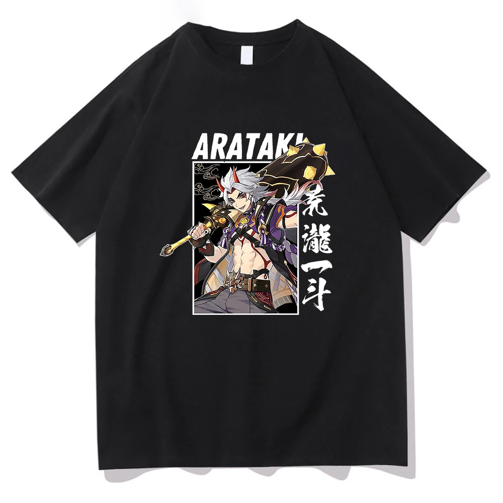 Anime Tshirt Genshin Impact T shirt Men Women Summer Fashion Cotton T-shirt Kid Hip Hop Top Tees Arataki Itto Tee Shirt Camiseta
Anime Tshirt Genshin Impact T shirt Men Women Summer Fashion Cotton T-shirt Kid Hip Hop Top Tees Arataki Itto Tee Shirt Camiseta