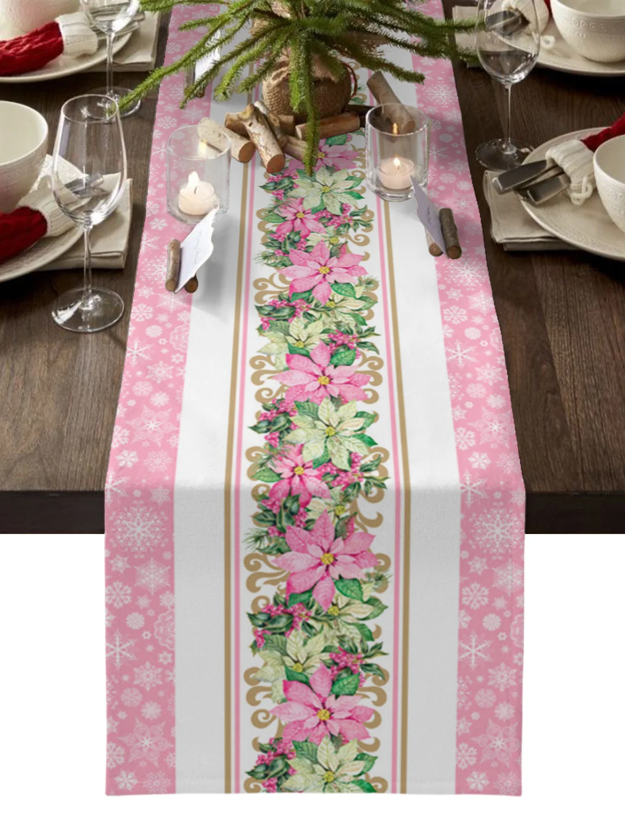 Christmas Snow Flower Plant Poinsettia Wedding Table Runner Table Mats Party Christmas Table Decor Festival Holidays Tablecloths
Christmas Snow Flower Plant Poinsettia Wedding Table Runner Table Mats Party Christmas Table Decor Festival Holidays Tablecloths