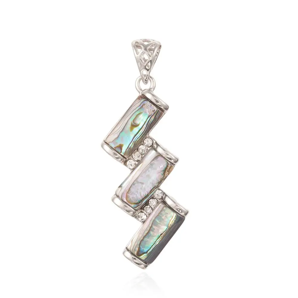 Natural Abalone Shell/Paua ShellPendants with Brass Rhinestone Findings Lightning 46x17.5x3.5mm Hole: 5x8.5mm
Natural Abalone Shell/Paua ShellPendants with Brass Rhinestone Findings Lightning 46x17.5x3.5mm Hole: 5x8.5mm