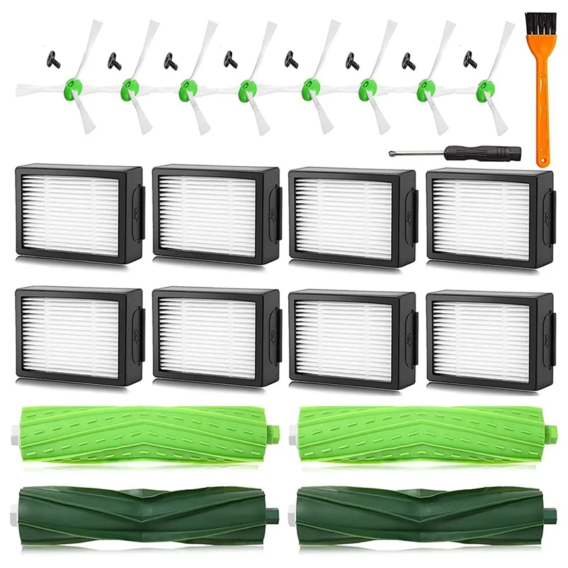 Rolling Brush Filter Replacement Parts Compatible For Irobot Roomba I3+I4 I6+I7 I7+I8 I8+/Plus E5 E6 E7 I, E&J Series
Rolling Brush Filter Replacement Parts Compatible For Irobot Roomba I3+I4 I6+I7 I7+I8 I8+/Plus E5 E6 E7 I, E&J Series