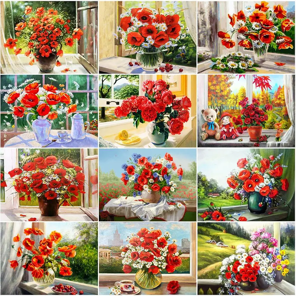 MAXMPUP 5D DIY Diamond Painting Poppy Full Square Round Diamond Embroidery Flower Cross Stitch Window Mosaic Art Home Decor
MAXMPUP 5D DIY Diamond Painting Poppy Full Square Round Diamond Embroidery Flower Cross Stitch Window Mosaic Art Home Decor