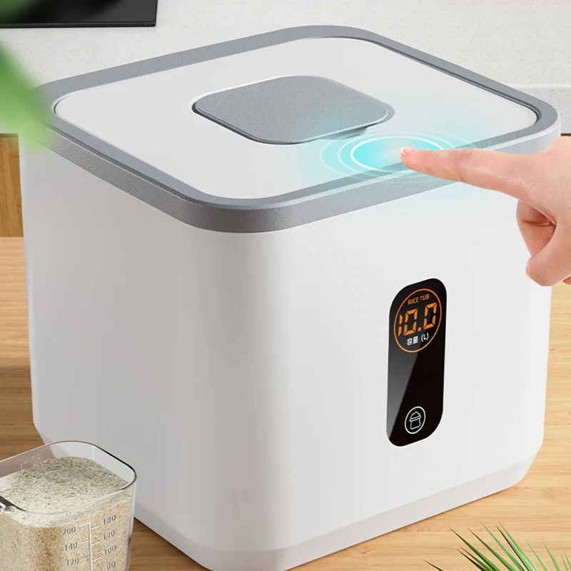 Rice Bucket Household Moisture-proof Sealed 10kg Rice Storage Box Kitchen Filled with Rice Flour and Miscellaneous Grains
Rice Bucket Household Moisture-proof Sealed 10kg Rice Storage Box Kitchen Filled with Rice Flour and Miscellaneous Grains