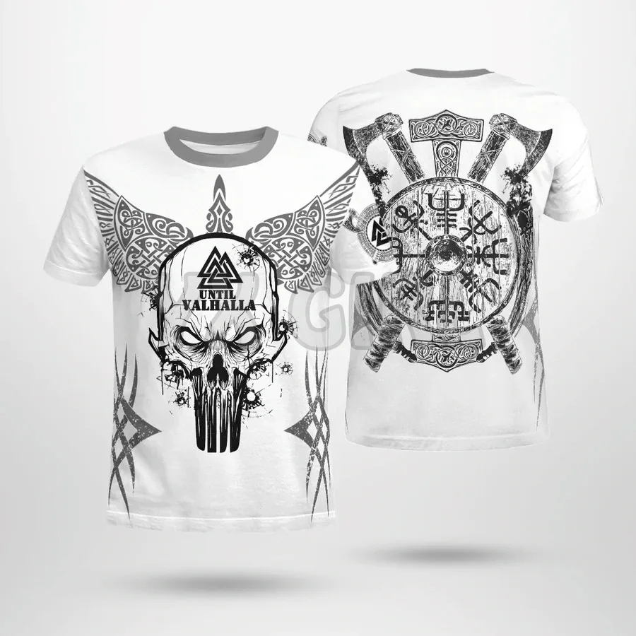 2022 Summer Fashion Men t shirt Viking Skull Untill Valhalla 3D All Over Printed Tee Tops shirts Unisex Tshirt
2022 Summer Fashion Men t shirt Viking Skull Untill Valhalla 3D All Over Printed Tee Tops shirts Unisex Tshirt